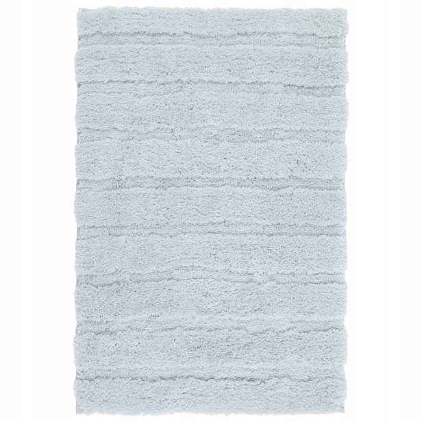 Koupelnová předložka 60x90 cm Protiskluzová Měkká Příjemná Nadýchaná Tlustá Šedá