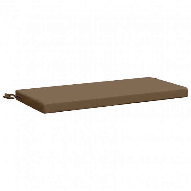 vidaXL Polštář na lavici SOEST 100% polyester Taupe 80 x 40 x 5 cm