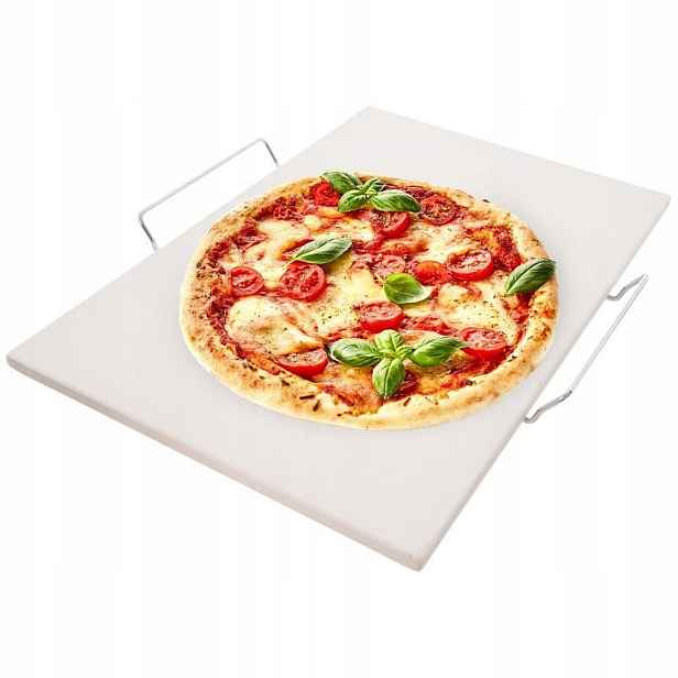 Šamotový kámen na pečení pizzy na pizzu do trouby, velký