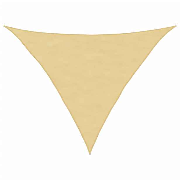vidaXL Stínicí plachta písková 2,5 x 2,5 x 3,5 m 100% polyester oxford