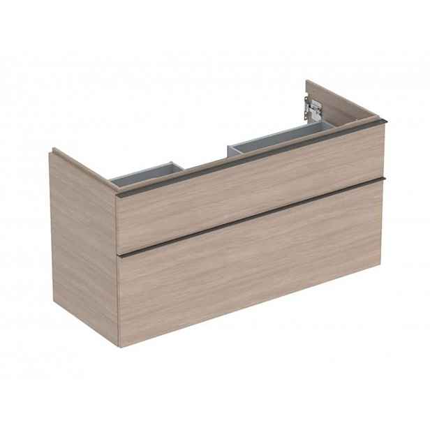 Geberit iCon - Umyvadlová skříňka, 118x62x48 cm, 2 zásuvky, dub 502.306.JH.1