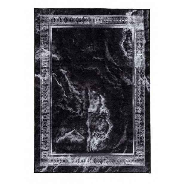 Kusový koberec Miro 51278.810 Marble black / white, 160x220, černobílá, chodba / předsíň, Dywany Łuszczów