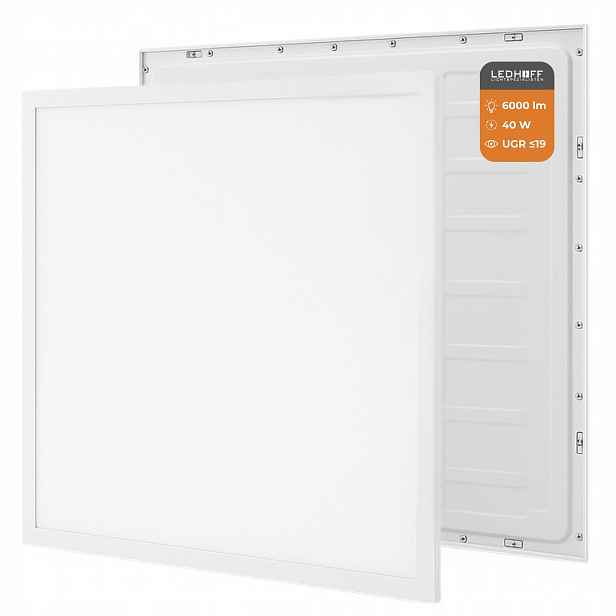 Led panel Rastrové podomítkové stropní svítidlo 60 cm Kaseton 150 lm/W Ugr 19