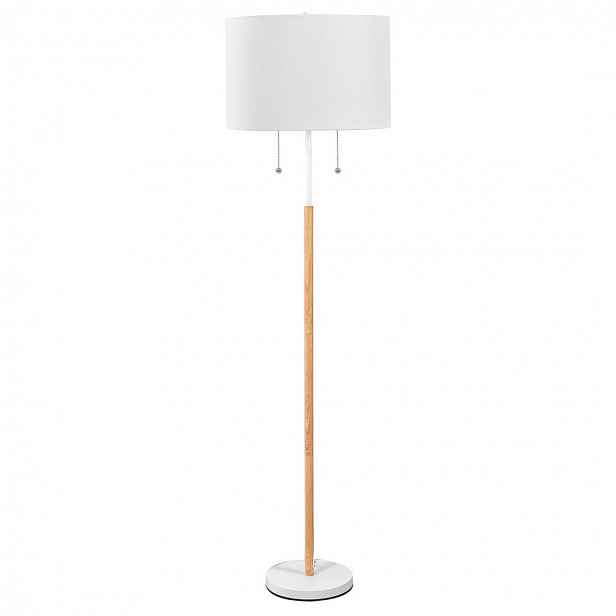 Podlahová lampa Fogo bílá 2xE27