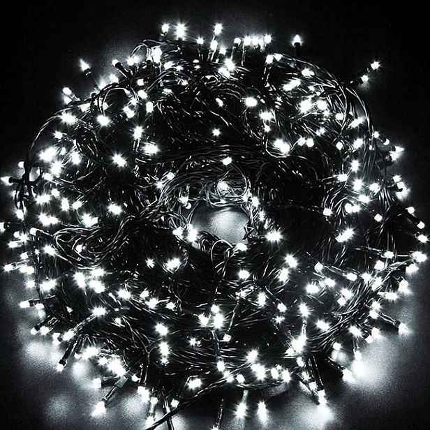Vánoční Osvětlení Na Stromeček 500 Led Spojovací Bílá Studená