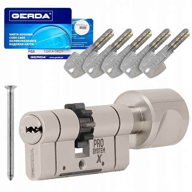 Zubová vložka s knoflíkem G40/55 nikl KL6 Gerda Psx
