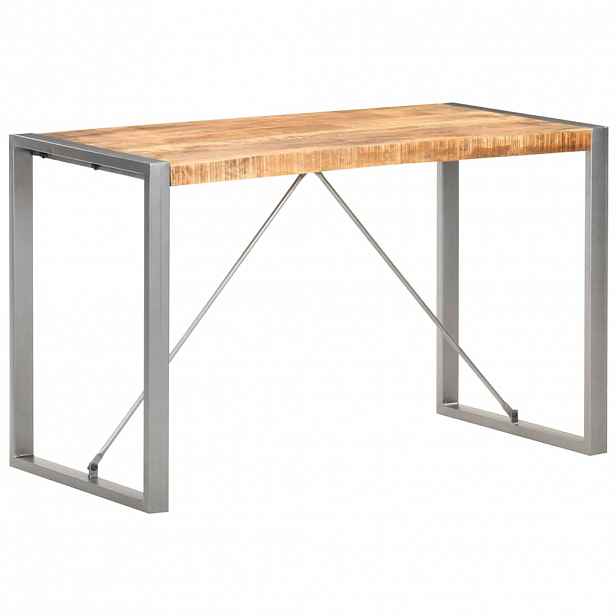 vidaXL Jídelní stůl 120 x 60 x 75 cm masivní hrubé mangovníkové dřevo