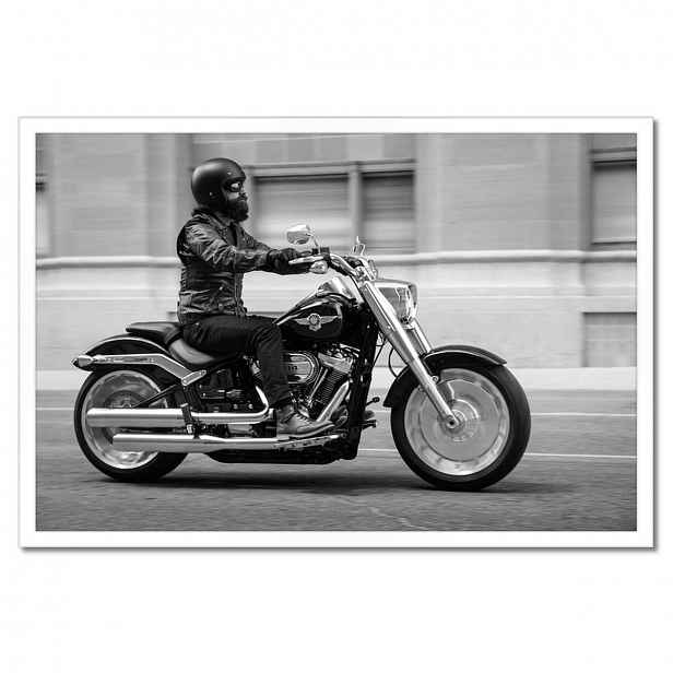Plakáty v rámu 60x40 Harley Davidson Motocykl