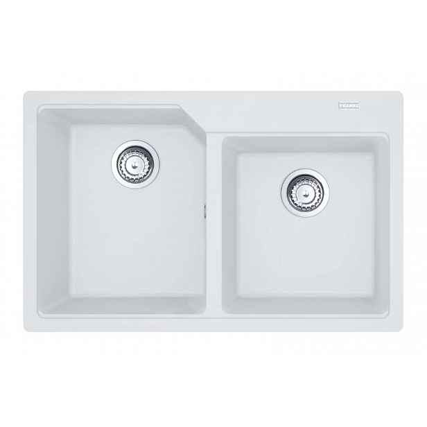 Franke Urban - Fragranitový dřez UBG 620-78, 78x50 cm, bílá led 114.0700.116