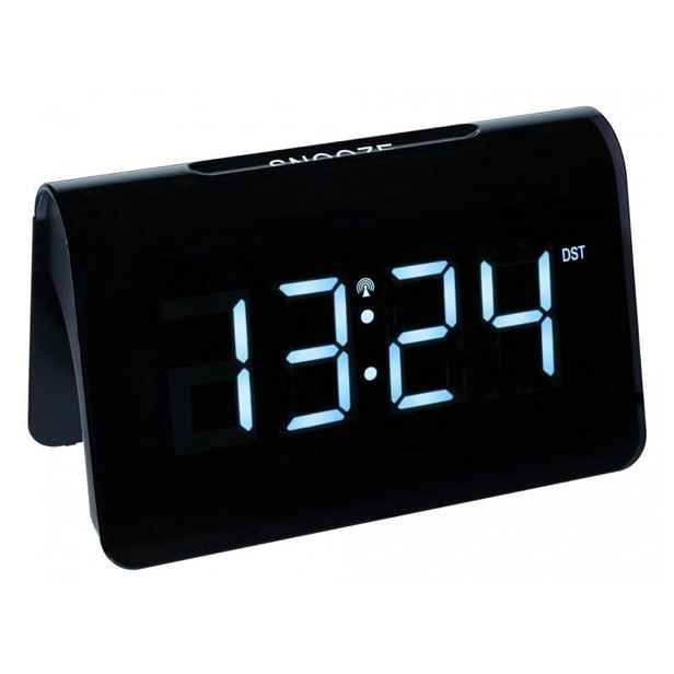Digitální rádiem řízené stolní hodiny s budíkem TFA 60.2543.02 ICON