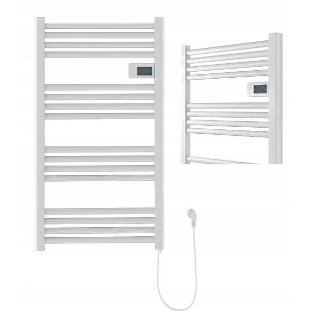 Elektrický Radiátorový Radiátor Bílý 500 W, Koupelna, Závěsný Žebřík