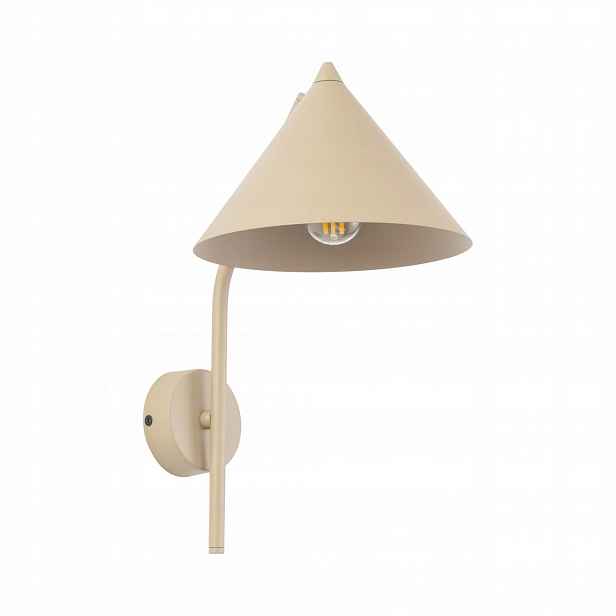 Nástěnná lampa Svítidlo Cono Béžová E27 15W Loft Kabinet Tk Lighting