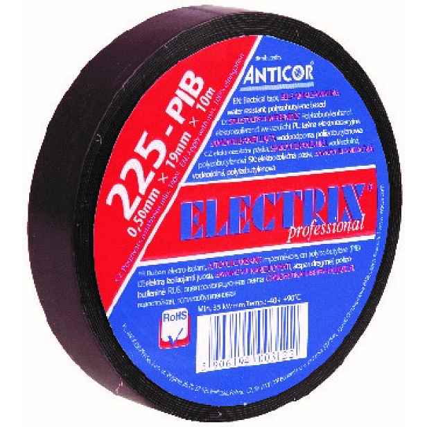 Páska elektroinstalační vulkanizační Anticor 225 PIB Electrix 19 mm