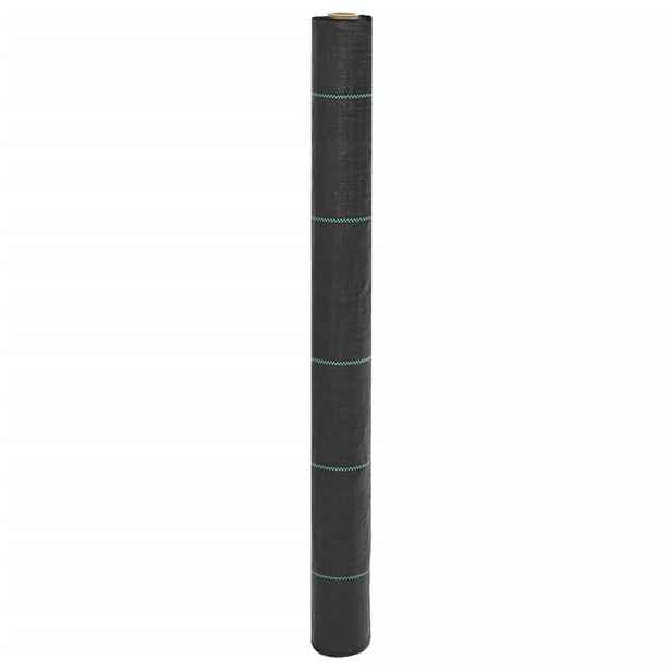vidaXL Mulčovací textilie černá 1 x 25 m PP