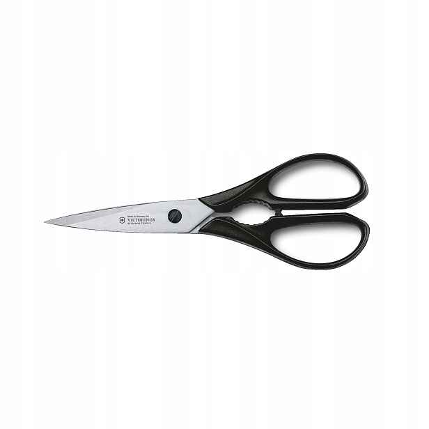 Kuchyňské nůžky Victorinox 7.6363.3 černé, otvírák na ořechy a sklenice, 20 cm