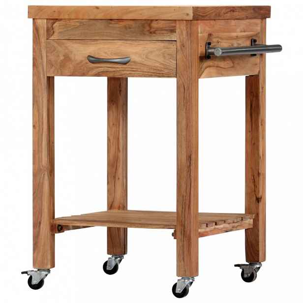 Kuchyňský vozík akáciové dřevo