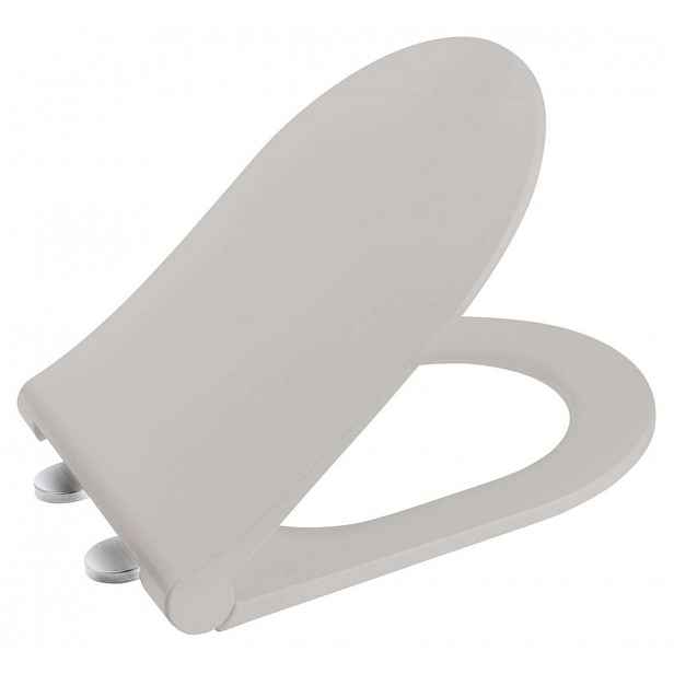 Sapho Brilla - WC sedátko, Slim, SoftClose, matná béžová 100787-114