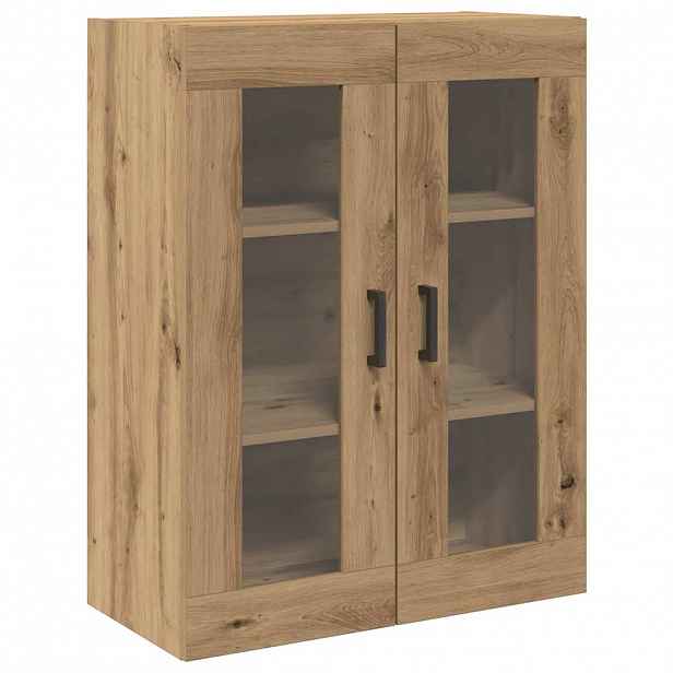 vidaXL Nástěnná skříňka Artisanový dub 69,5 x 34 x 90 cm