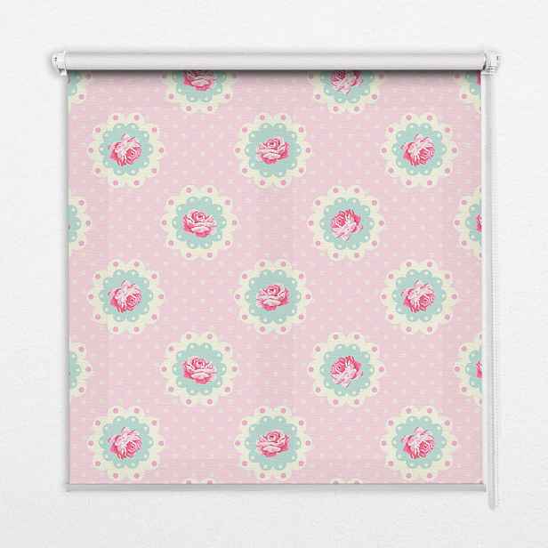 TULUP VNITŘNÍ roleta - okenní roleta - roleta - 60x140 cm - Růže