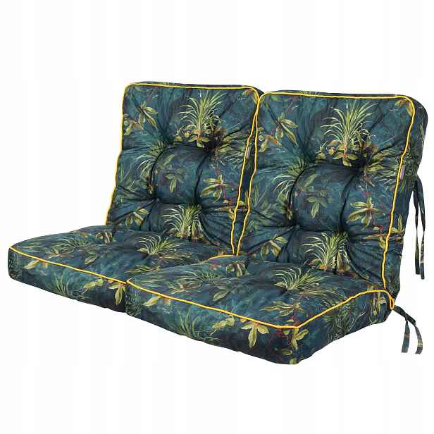 Polštář na zahradní houpačku 120 cm (2x60) zahradní lavičku, zahradní židle