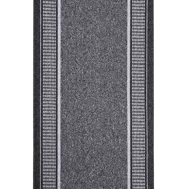 Běhoun na míru Promenade 8727 antra, šíře 120 cm, šedá, chodba / předsíň, Condor Carpets