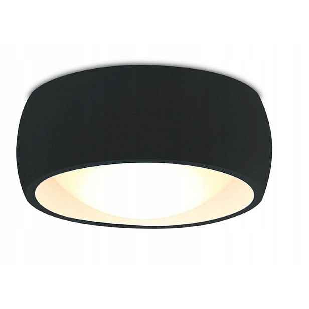 Led koupelnové stropní svítidlo moderní černé kulatý 10 cm 3000K Maxlight