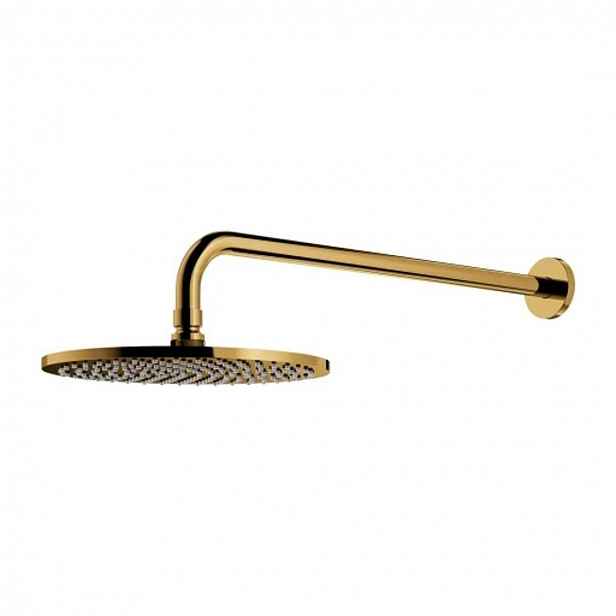 OMNIRES Slimline - Hlavová sprcha, průměr 25 cm, zlatá WGSET1GL