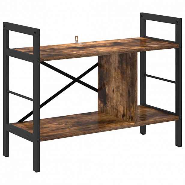 vidaXL Knihovna Kouřový dub 75 x 30 x 58,5 cm Kompozitní dřevo
