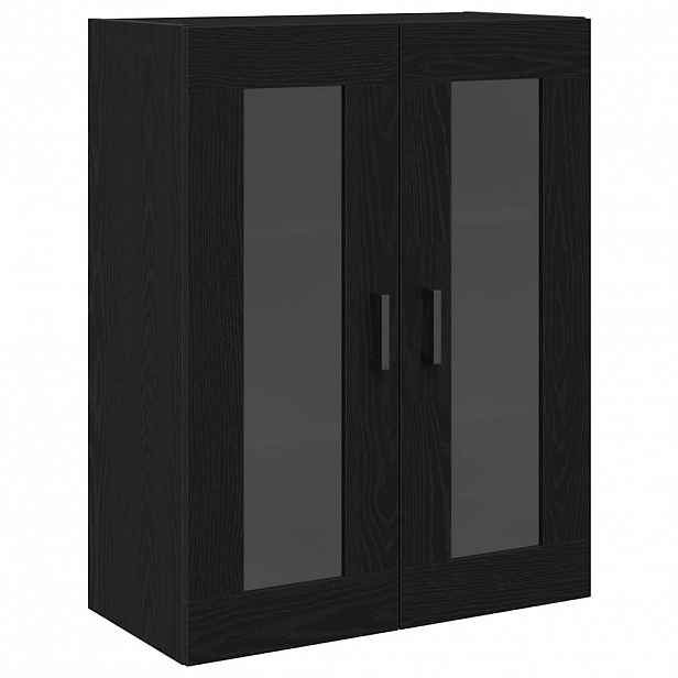 vidaXL Nástěnná skříňka Černý dub 69,5 x 34 x 90 cm Kompozitní dřevo