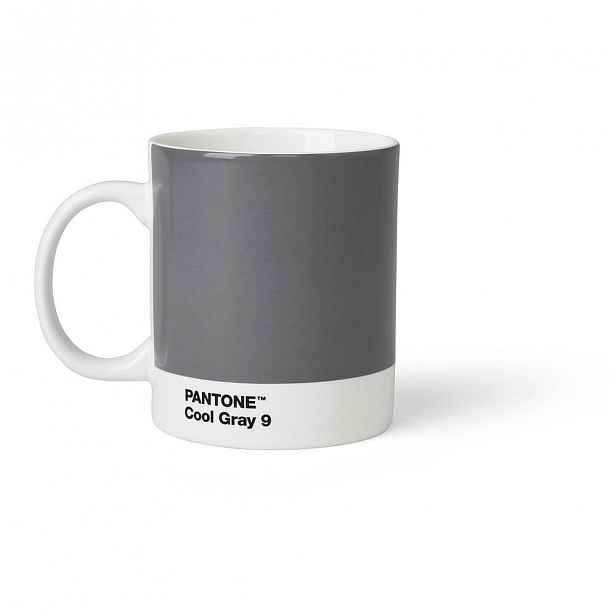 Šedý hrnek Pantone, 375 ml