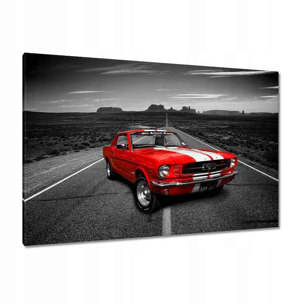 Obrazy 120x80 Červený Ford Mustang