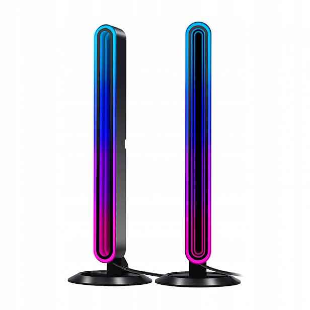 Blitzwolf Led Stolní Lampa Pro Rgb Pc 2 X 5W S Proměnlivými Barvami