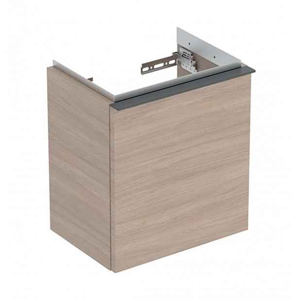 Geberit iCon - Umyvadlová skříňka, 37x42x28 cm, 1 dvířka, panty vpravo, dub 502.300.JH.1