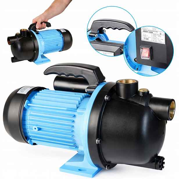 Hydroforová Pumpa Na Sání Zavlažování Vody 550W Výkonná 3000L/H Tichá