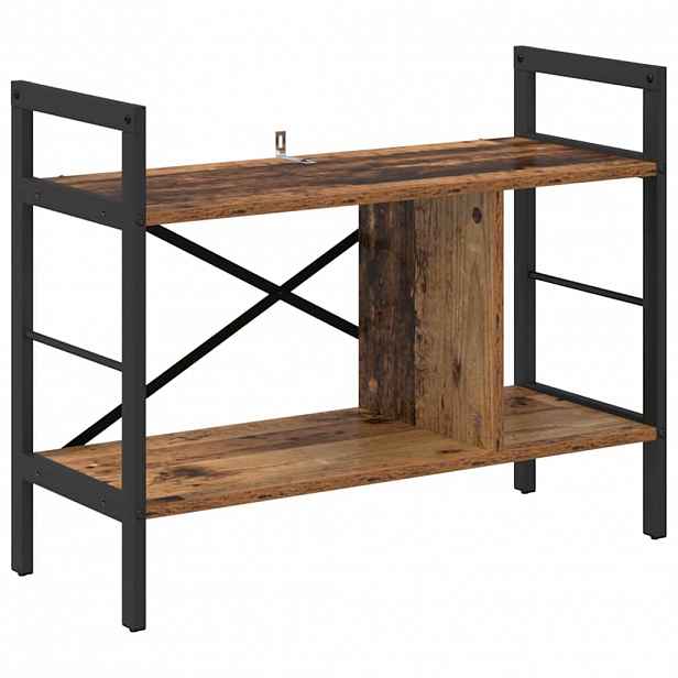 vidaXL Knihovna 3 úrovní 75 x 30 x 58,5 cm Kompozitní dřevo