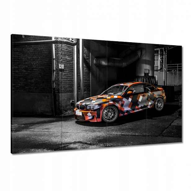 Obrazy 120x80 Oranžové Bmw