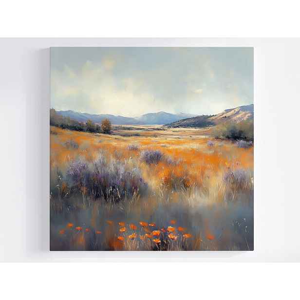 Obraz Na Plátně Canvas Krajina Hory Louka Vřesoviště Krajina Pohled 50x50