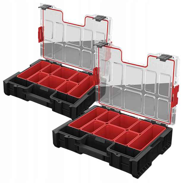 Qbrick System Pro Organizér 300 modulární s víkem box na nářadí x2