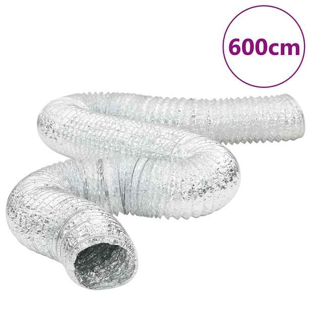 vidaXL Ventilační potrubí hliník 6 m Ø 20 cm