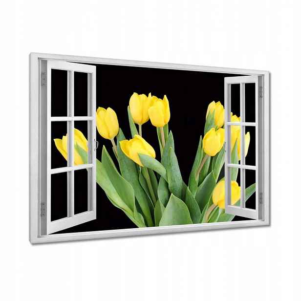 Obrazy 90x60 Žluté tulipány