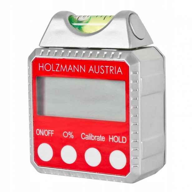 Digitální úhloměr Holzmann DWM90 katometr měřítko kovové pouzdro 0-360