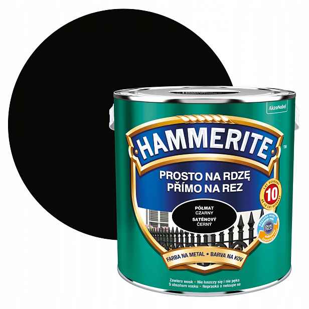 Hammerite Proti Rzi 2,5 L Černý Polomat