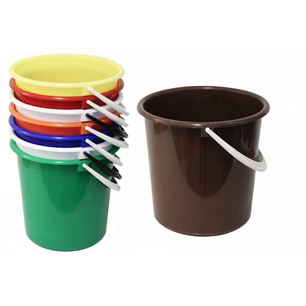 INJETON PLAST - Vědro 12l s odměrkou různé barvy