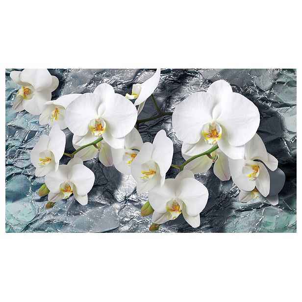 Vliesová fototapeta Bílé orchideje Phalaenopsis Elegance 300x210 lepidlo