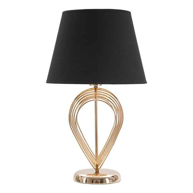 Černá stolní lampa Mauro Ferretti Maxt, ø 32,5 cm