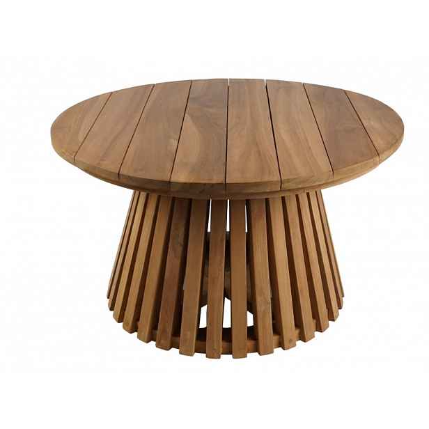 Kulatý zahradní stolek Manado, 70 cm, teak