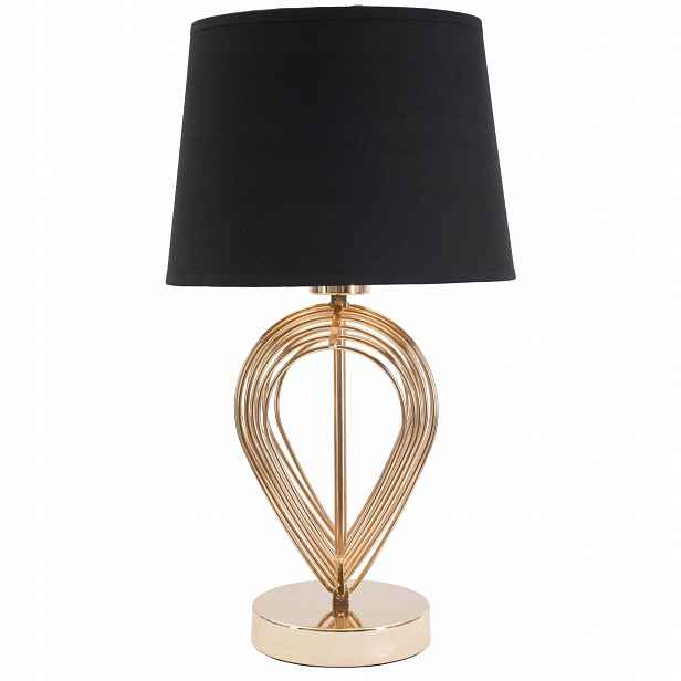 Stolaní lampa se zlatým zdobením Maxt