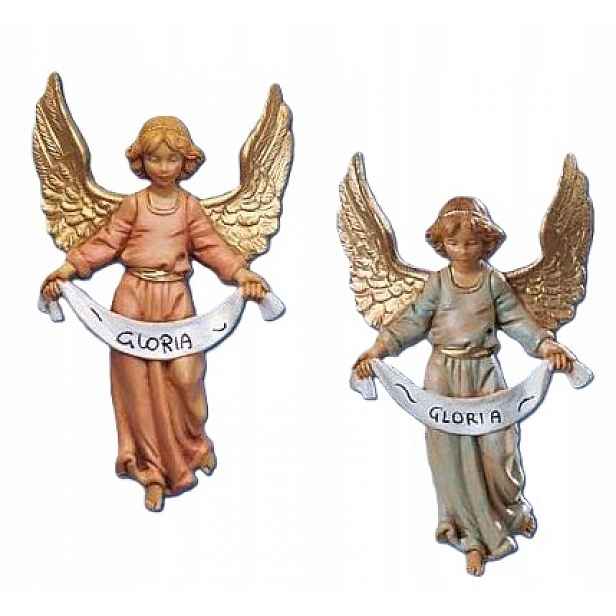 Figurky od firmy Fontanini 2 Andělé Gloria k zavěšení, pro figurky 9,5 cm