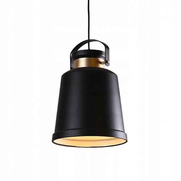 Vasco tovární závěsná lampa černá loft 26 cm