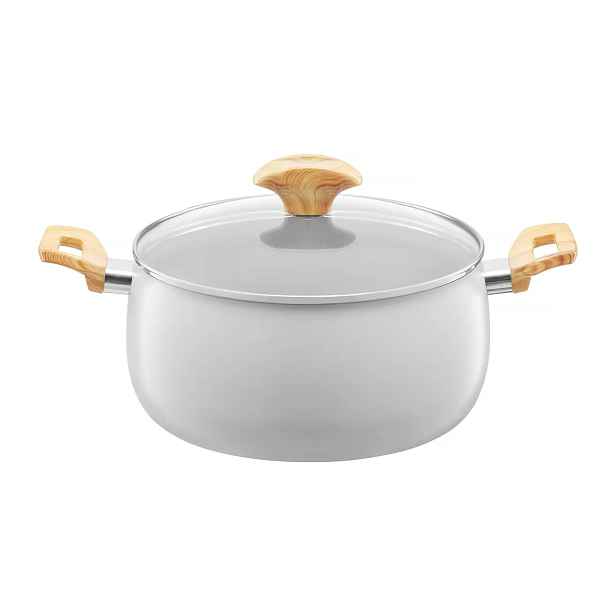 D-am-oslo Hrnec 20 CM Sklo Pokr Qualum Ind